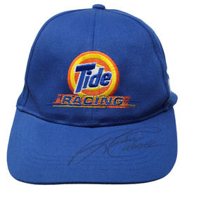 Vintage Autographed Ricky‎ Craven NASCAR Tide Racing #32 Snapback Adjustable Cap